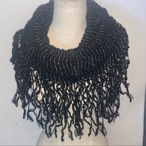 Black Sparkel Infinity Scarf